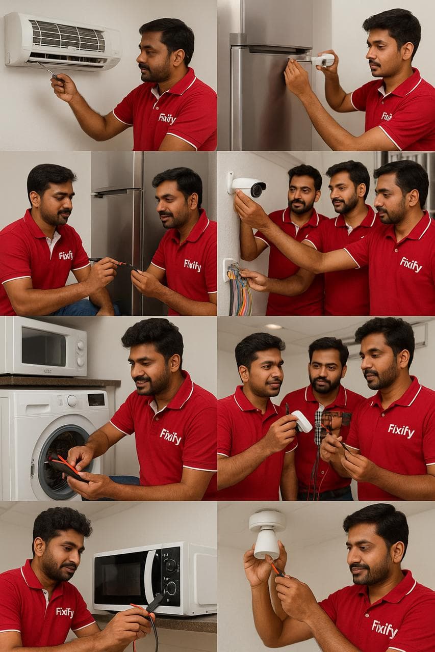 Fixify technician at work